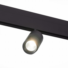 ST365.446.07 Магнитный трековый светильник Черный LED 1*7W 4000K 595Lm Ra&gt;90 36° IP20 D44xH90 48V SKYLINE 48