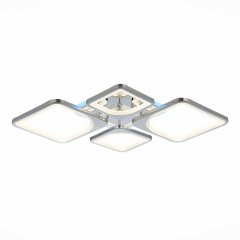 SLE500312-04RGB Светильник потолочный Хром/Белый LED 1*112W RGB 8W 3000-6000K GIURA