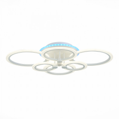 SLE500552-06RGB Светильник потолочный Белый/Белый LED 1*132W RGB 8W 3000-6000K CERINA