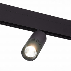 ST365.446.12 Магнитный трековый светильник Черный LED 1*12W 4000K 1 020Lm Ra&gt;90 36° IP20 D44xH130 48V SKYLINE 48