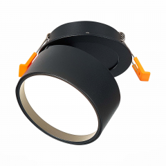 ST651.448.09 Встраиваемый поворотный светильник Черный LED 1*9W 4000K 720Lm Ra&gt;90 120° IP20 D85xH68 170-240VV Встраиваемые светильники