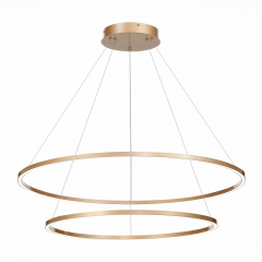 ST605.243.91 Светильник подвесной ST-Luce Золотистый/Белый LED 1*91W 4000K Подвесные светильники