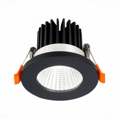 ST704.448.10 Св-к встр. Черный LED 1*10W 4000K 900Lm Ra&gt;90 38° IP20 D80xH60 170-240V Встраиваемые светильники