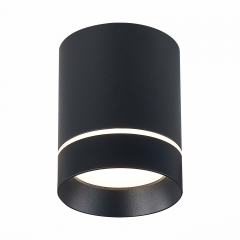 ST115.442.12 Светильник потолочный Черный LED 1*12W 4000K 840Lm Ra&gt;90 120° IP20 D79xH100 170-240V Накладные светильники