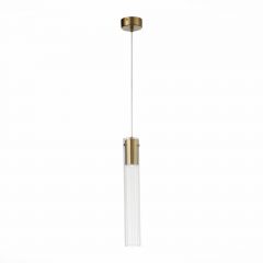 SL1229.303.01 Подвес ST-Luce Латунь/Прозрачный GU10 1*5W TERNI