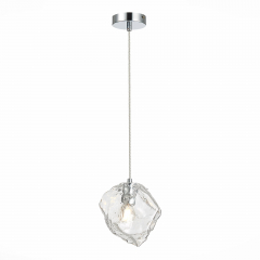 SL1175.103.01 Подвес ST-Luce Хром/Прозрачный E14 1*40W PORTICI