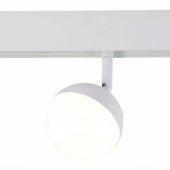 ST358.546.07 Магнитный трековый светильник белый LED 1*7W 4000K 520Lm Ra&gt;80 120° IP20 L120xW90xH192 48V SKYLINE 48