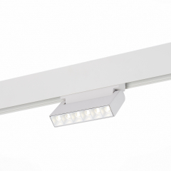 ST364.546.06 Магнитный трековый светильник белый LED 1*6W 4000K 532Lm Ra&gt;80 36° IP20 L120xW22xH108 48V SKYLINE 48