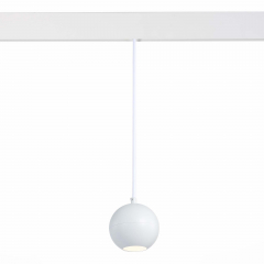 ST354.543.12 Магнитный трековый светильник подвесной Белый LED 1*12W 4000K 750Lm Ra&gt;80 36° IP20 D100xH92 48V SKYLINE 48