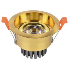 2152,33(4000K) Светильник золотой d9 h7 Led 7W