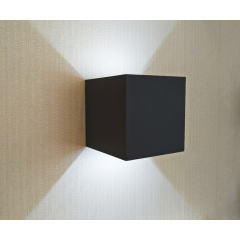 08585,19(4000K) Светильник Куб черный IP65 Led 6W