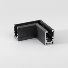 Mini Magnetic Коннектор угловой для накладного шинопровода (черный) 85179/00
