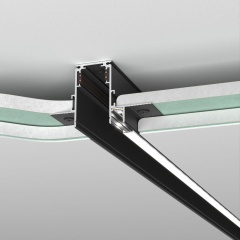 Slim Magnetic Шинопровод встраиваемый с местом под светодиодную ленту (чёрный) (2м) 85132/00