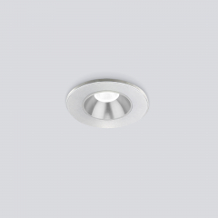 Встраиваемый точечный светодиодный светильник 25025/LED 3W 4200K SL серебро