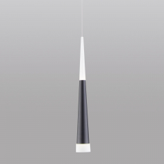 Подвесной светодиодный светильник черный матовый DLR038 7+1W 4200K черный матовый