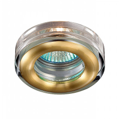 369881 SPOT NT14 338 матовое золото Встраиваемый светильник IP54 GX5.3 50W 12V AQUA