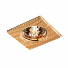 369716 SPOT NT12 347 светлое дерево Встраиваемый НП светильник IP20 GX5.3 50W 12V WOOD