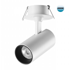 359227 SPOT NT23 267 белый Светильник встраиваемый светодиодный IP20 LED 15W 220V 1440Лм 4000К SELENE