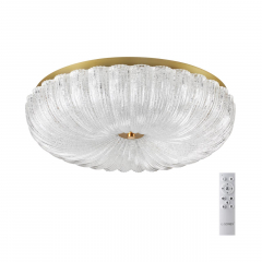 7719/60L PIKO LED SN 40 Светильник металл/стекло/прозрачный/золотой LED 60Вт 3000-6500K D500 IP20 пульт ДУ TESORO