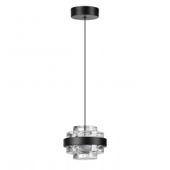 5031/6L L-VISION ODL24 391 чёрный/металл/акрил Подвес LED 6W 4000K 432лм KLOT