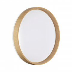 7684/DL BASICA SN 112 Светильник пластик/кор. под дер. LED 48Вт 4000K D390 IP43 GARI WOOD