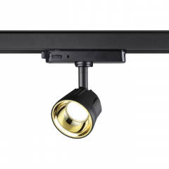 358720 PORT NT21 120 черный/золото Трехфазный трековый светодиодный светильник IP20 LED 4000K 10W 100-265V KNOF
