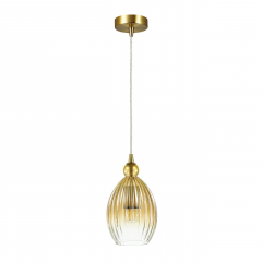 4712/1 PENDANT ODL20 373 янтарный/бронзовый Подвес E27 60W 220V STORZO