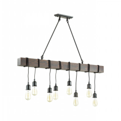 3740/8 LOFTI LN19 229 черный Люстра E27 8*60W 220V KLAUS
