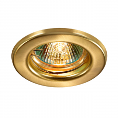 369704 SPOT NT12 346 золото Встраиваемый НП светильник IP20 GX5.3 50W 12V CLASSIC