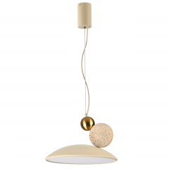 Подвес 6625/20L TRAVERTINO беж LED IP20 20W 3000K