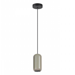 5053/1D PENDANT ODL24 311 черный/серый/металл Подвес GU10 LED 4W OVALI