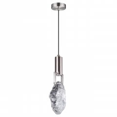 6696/5L MIDCENT ODL24 Подвесной светильник матовый никель/металл/стекло IP20 LED 5W 200Лм 3000K LIA