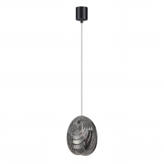 5038/1 MODERN ODL24 295 черный/дымчатый/металл/стекло Подвес G9 1*40W MUSSELS