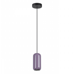 5053/1 PENDANT ODL24 311 черный/сиреневый/металл Подвес GU10 LED 4W OVALI