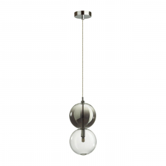 4980/1A PENDANT ODL22 340 хром/дымчатый/стекло Подвес G9 1*40W TWIXY