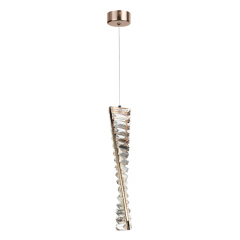 5674/10L LEDIO LN23 045 золотой Подвес LED 10W 3000K 550Лм 220V ROSELLE