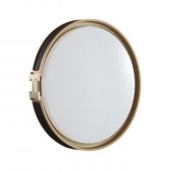 7667/DL COLOR SN 78 Светильник пластик/белый/черный/золотой LED 48Вт 4000К D405 IP43 FAVEMO BLACK