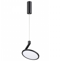 358350 OVER NT20 224 черный Светильник накладной, длина провода 1м IP20 LED 4000K 18W 85-265V HAT