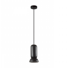 5054/1D PENDANT ODL24 315 черный/металл/керамика Подвес GU10 LED 4W KERAMA