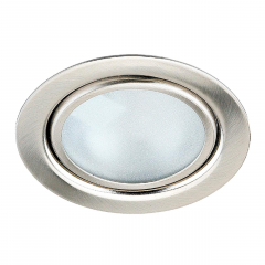 369120 SPOT NT09 343 ник/янтарный Встраиваемый НП светильник G4 20W 12V FLAT
