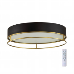 7723/65L AVRA LED SN 32 Светильник металл/пластик/белый/черный/золотой LED 65Вт 3000-6000K D450 IP20 пульт ДУ LOFTY