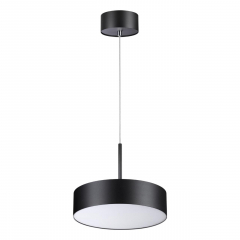 358762 OVER NT21 216 черный Светильник накладной светодиодный, длина провода 2м IP20 LED 30W 4000K 2600Лм 100-265V PROMETA