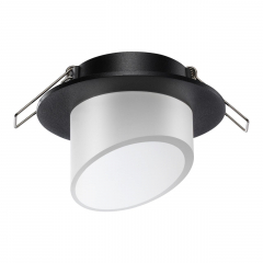370896 SPOT NT22 318 черный Светильник встраиваемый IP20 GU10 9W 220V LIRIO