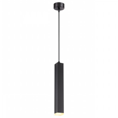 358128 OVER NT19 227 черный Накладной св-к длина провода 1м IP20 LED 3000K 12W 160 - 265V MODO