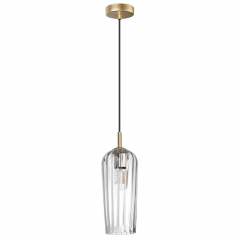 6551/1B SUSPENTIONI LN23 200 матовое золото Подвес E14 1*40W 220V ELLIE