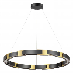 4991/80L L-VISION ODL23 417 черный/золотой/металл/акрил Люстра LED 80W 3000K FIERRO