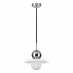 5014/1A MODERN ODL23 295 хром/белый/белый матовый металл/стекло Подвес G9 LED 5W HATTY