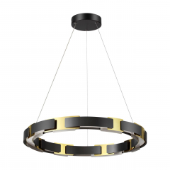 4991/55L L-VISION ODL23 417 черный/золотой/металл/акрил Люстра LED 55W 3000K FIERRO