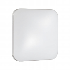 3020/EL TAN SN 164 Светильник пластик/хром LED 72Вт 3000-6500K 535х535 IP43 пульт ДУ/ LampSmart LONA