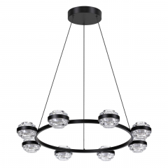 5031/50L L-VISION ODL24 391 чёрный/металл/акрил Люстра LED 50W 4000K 4310лм KLOT